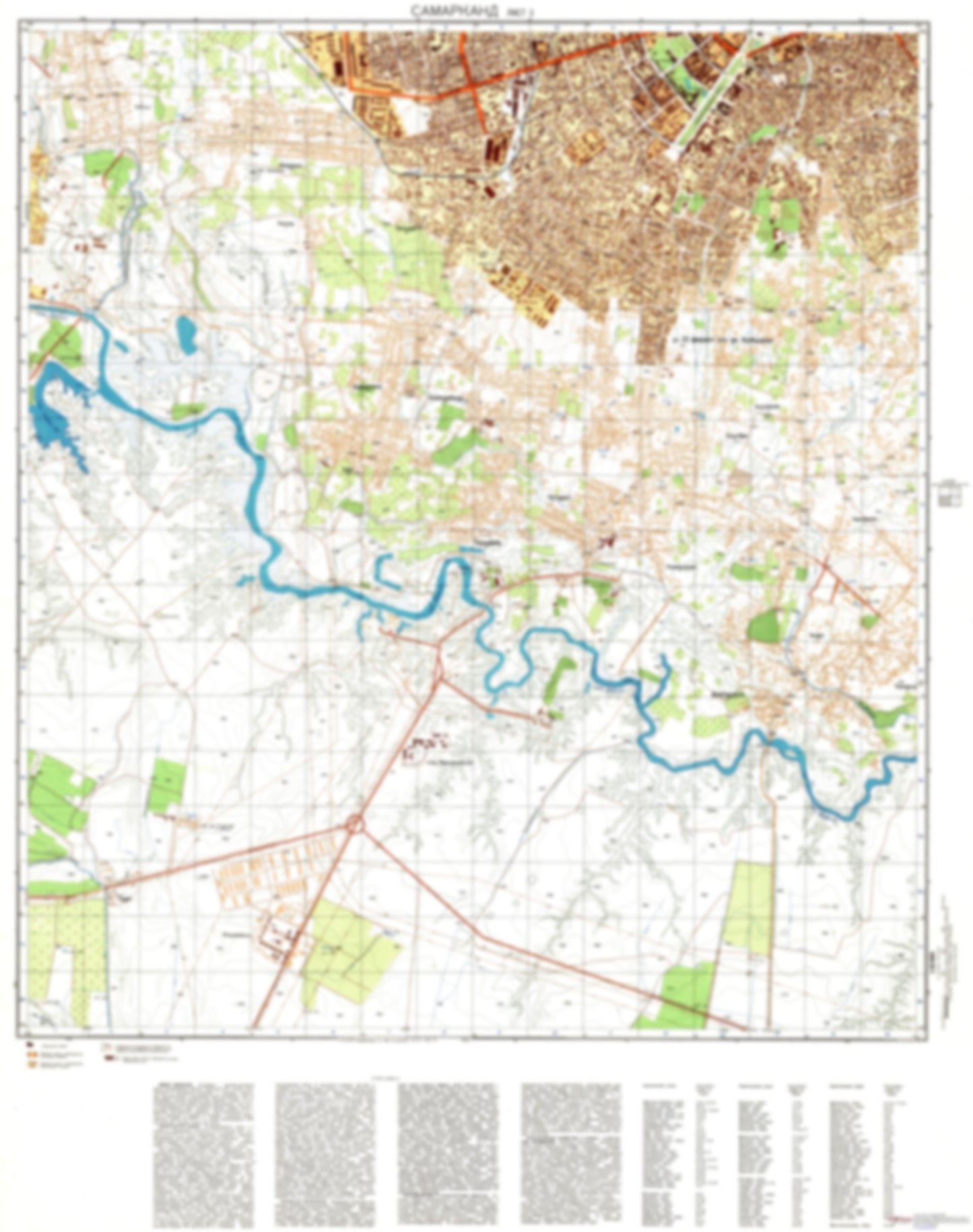 Samarkand 3 (Uzbekistan) - Soviet Military City Plans