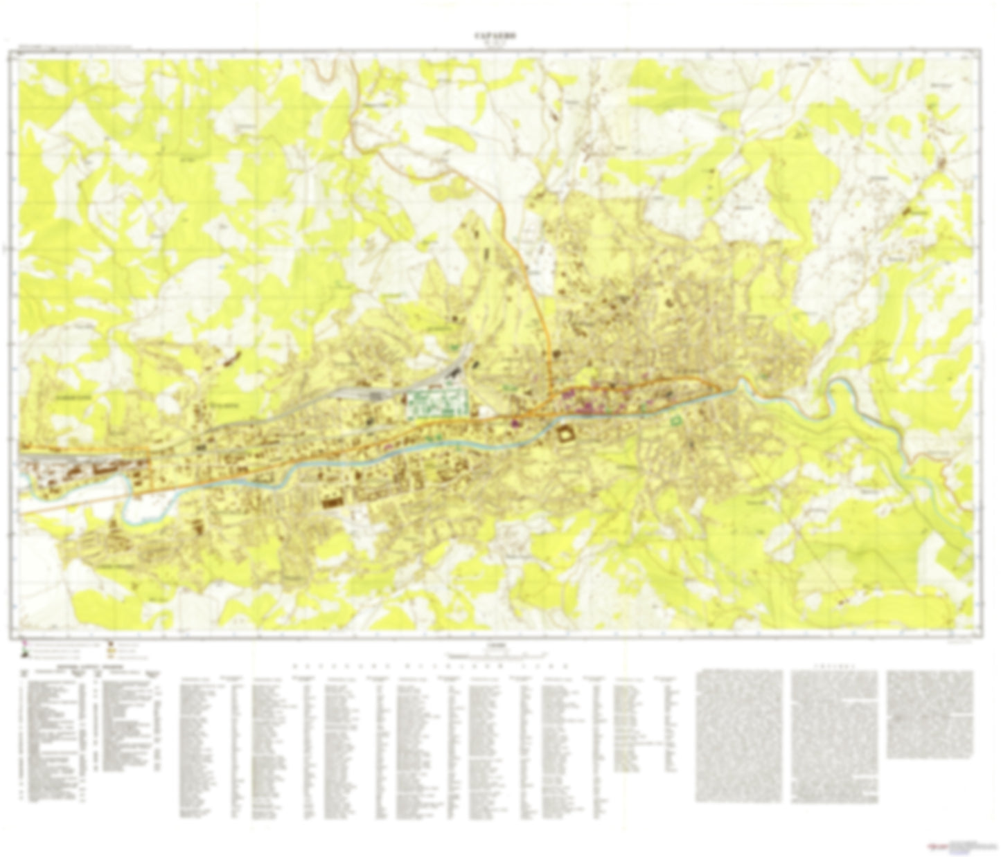 Sarajevo (Bosnia and Herzegovina) - Soviet Military City Plans