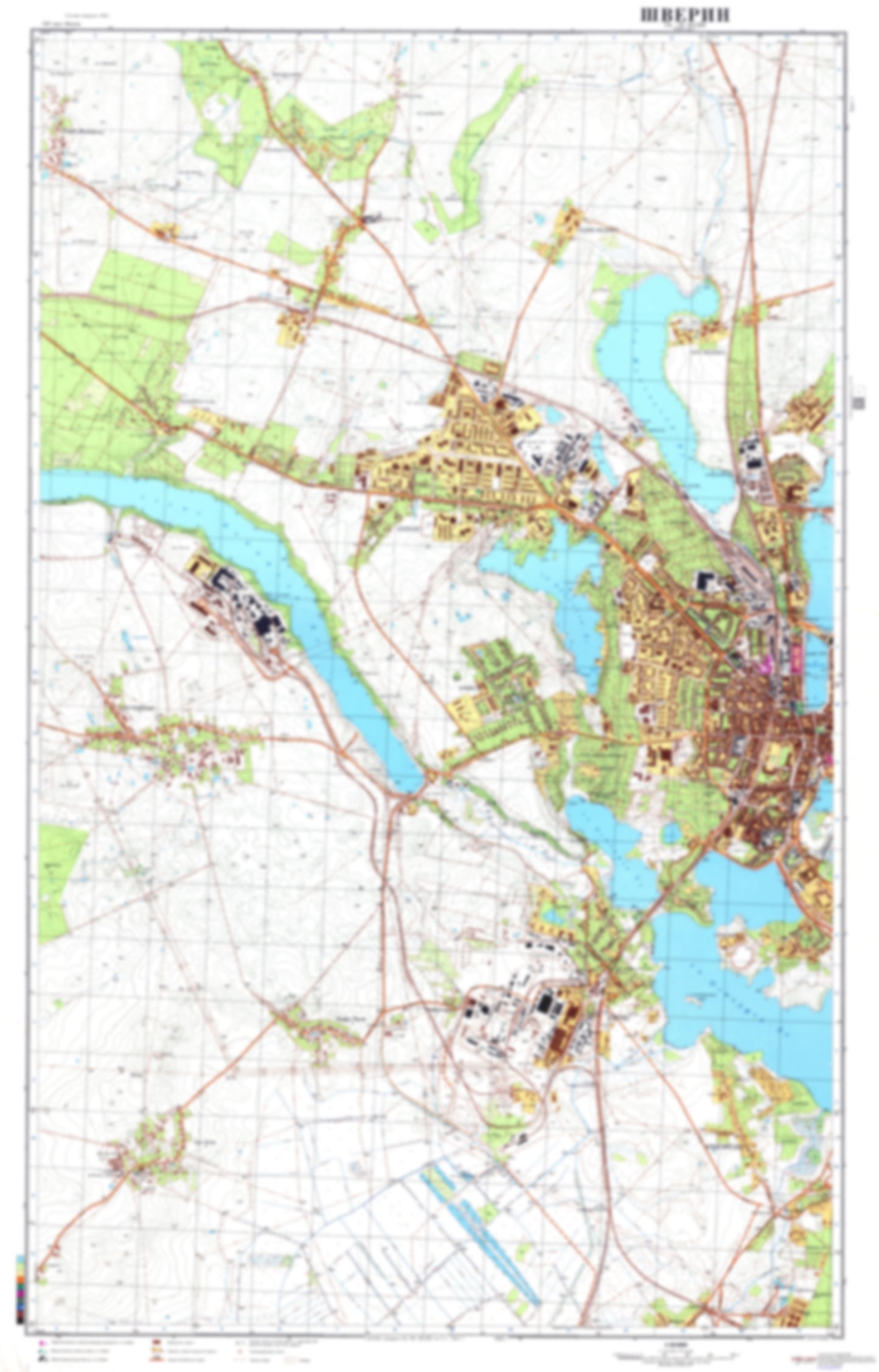 Schwerin 1 (Germany) - Soviet Military City Plans