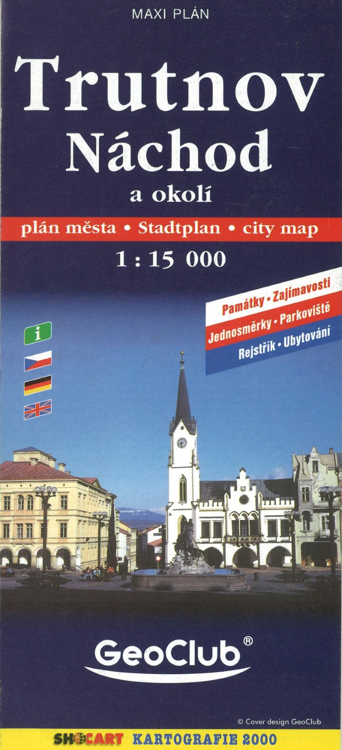 Trutnov, Nchod city map