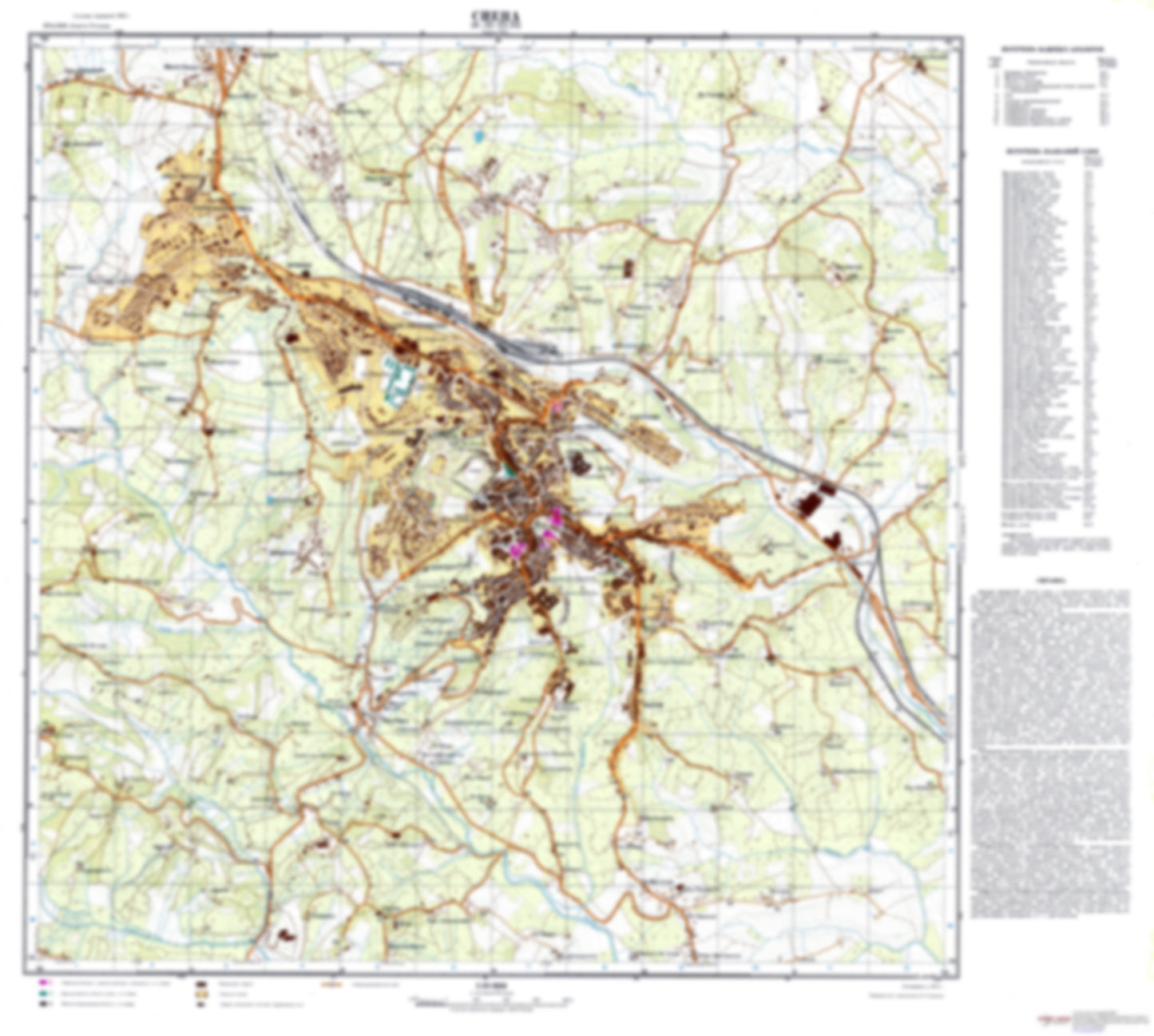 Siena (Italy) - Soviet Military City Plans