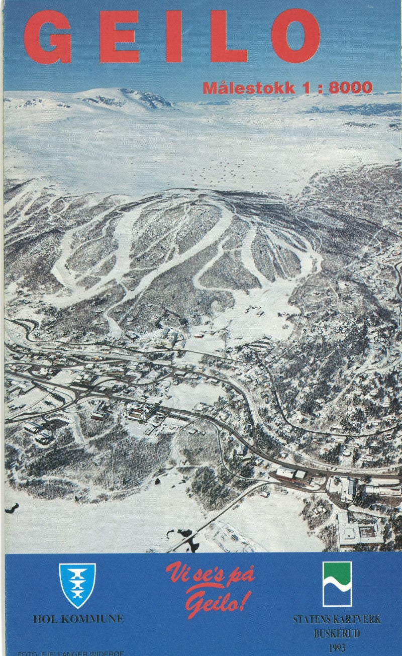 Geilo & Hol Commune : kart over tettsteder Dagali, Hol, Hovet, Haugastol, Kleivi, Skurdalen, Sudndalen, Ustaoset