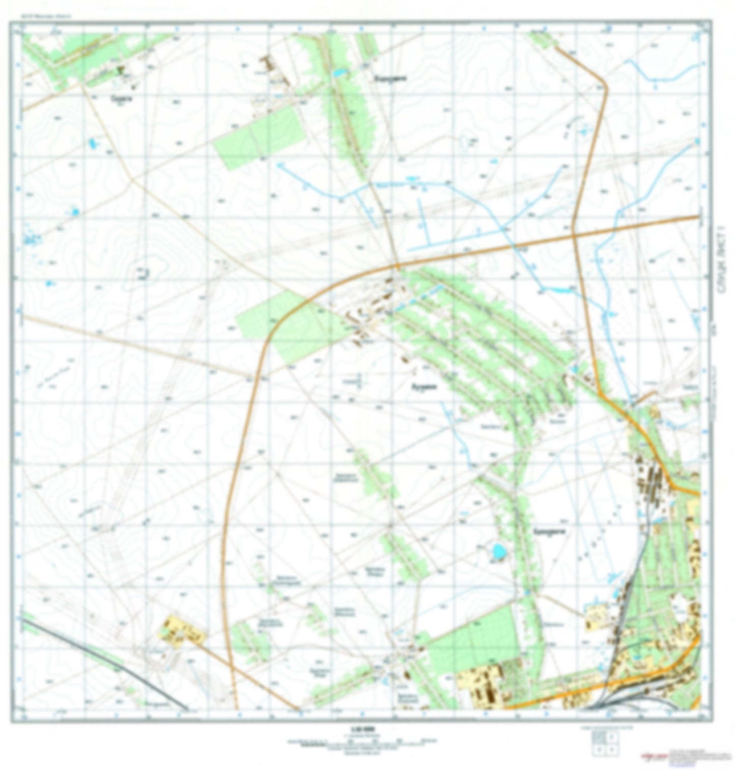 Slutsk 1 (Belarus) - Soviet Military City Plans