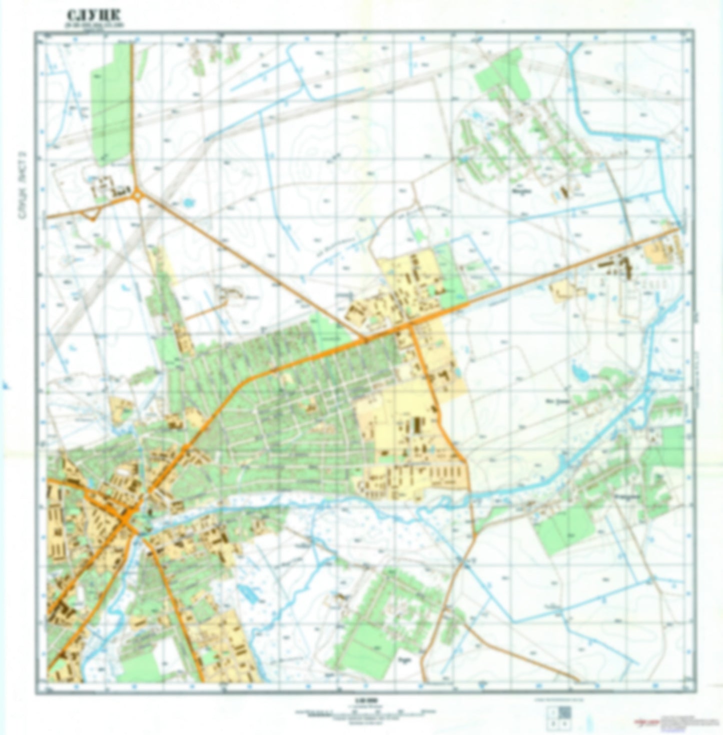 Slutsk 2 (Belarus) - Soviet Military City Plans