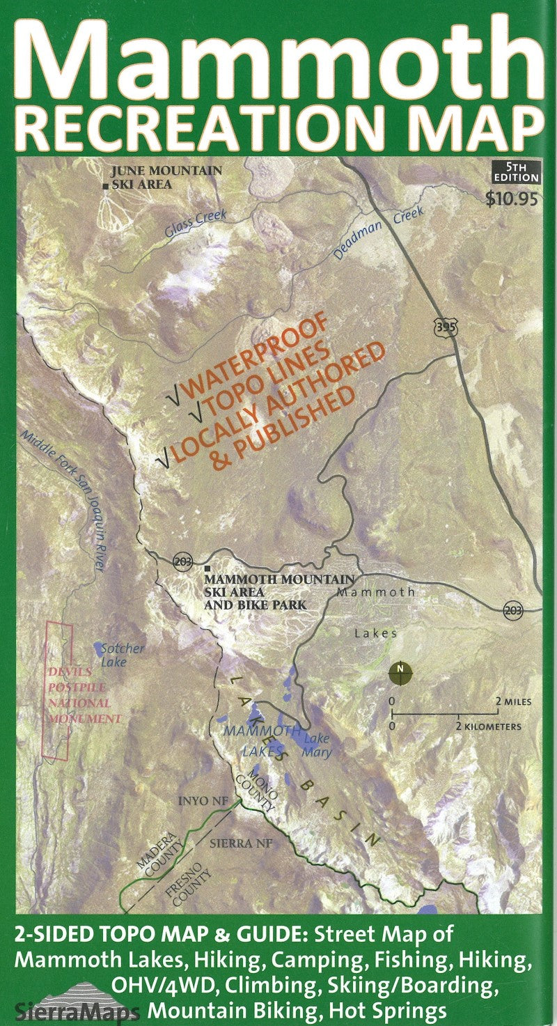 Mammoth recreation map