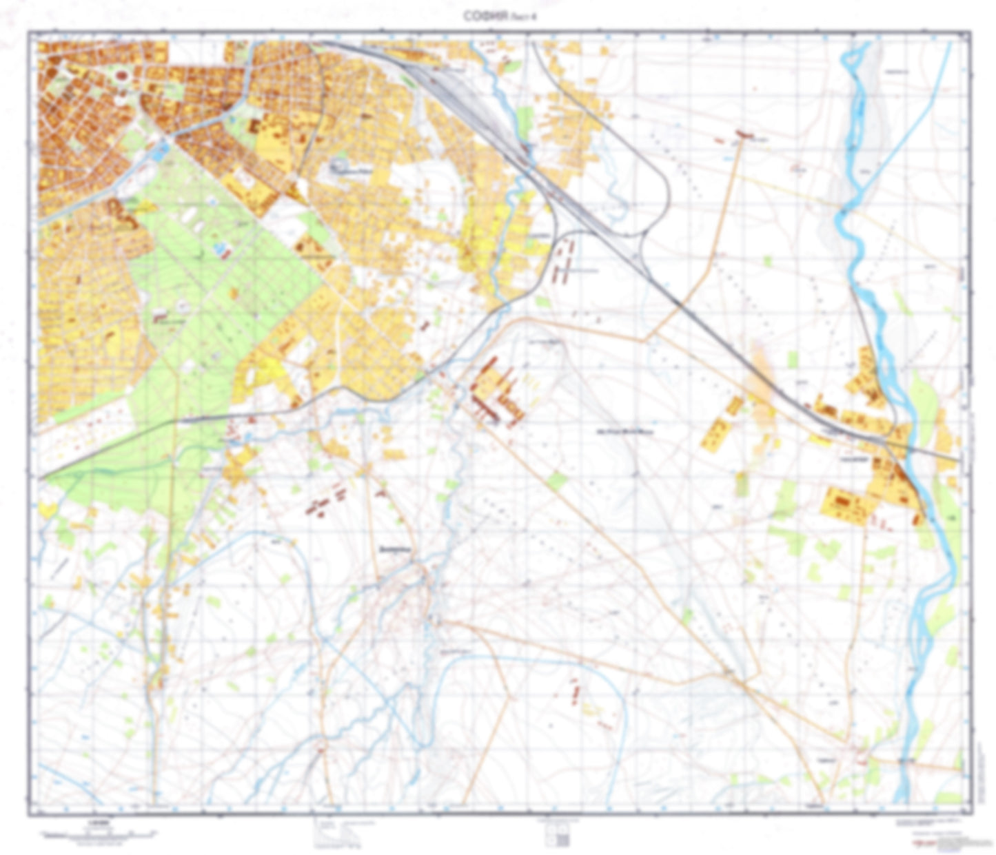 Sofia 4 (Bulgaria) - Soviet Military City Plans