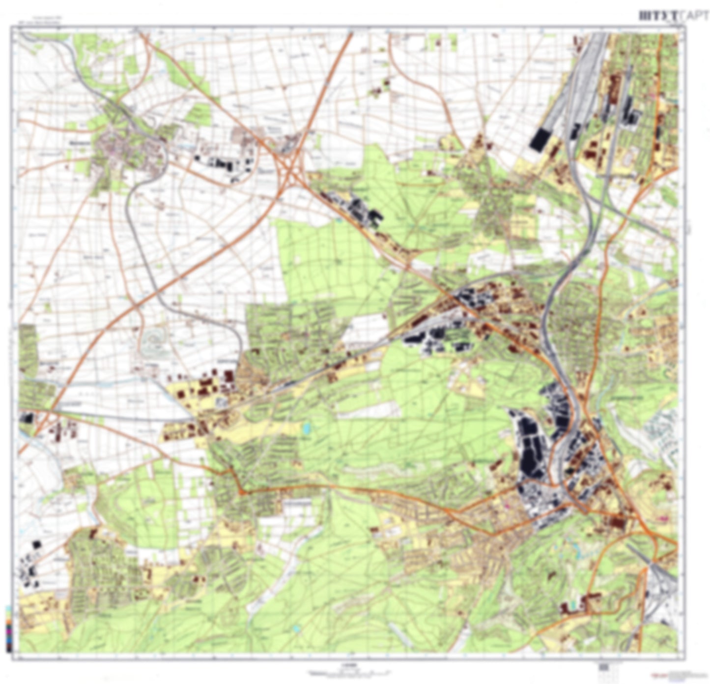 Stuttgart 1 (Germany) - Soviet Military City Plans