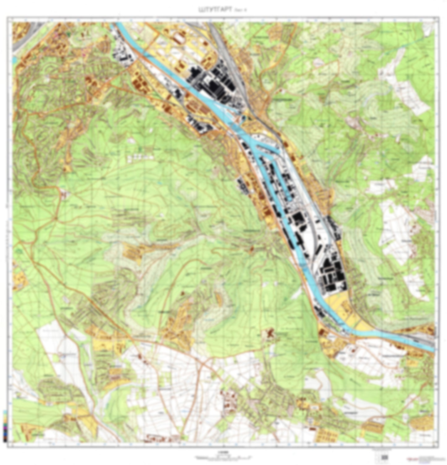 Stuttgart 4 (Germany) - Soviet Military City Plans