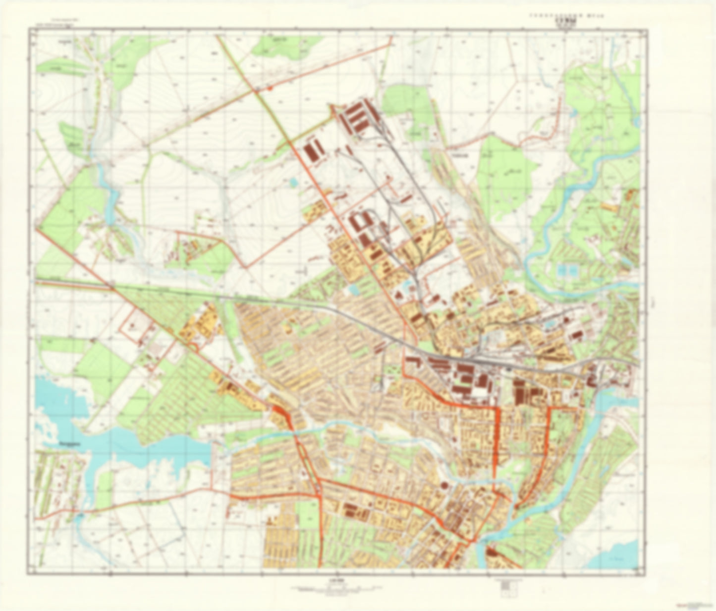 Sumy 1 (Ukraine) - Soviet Military City Plans