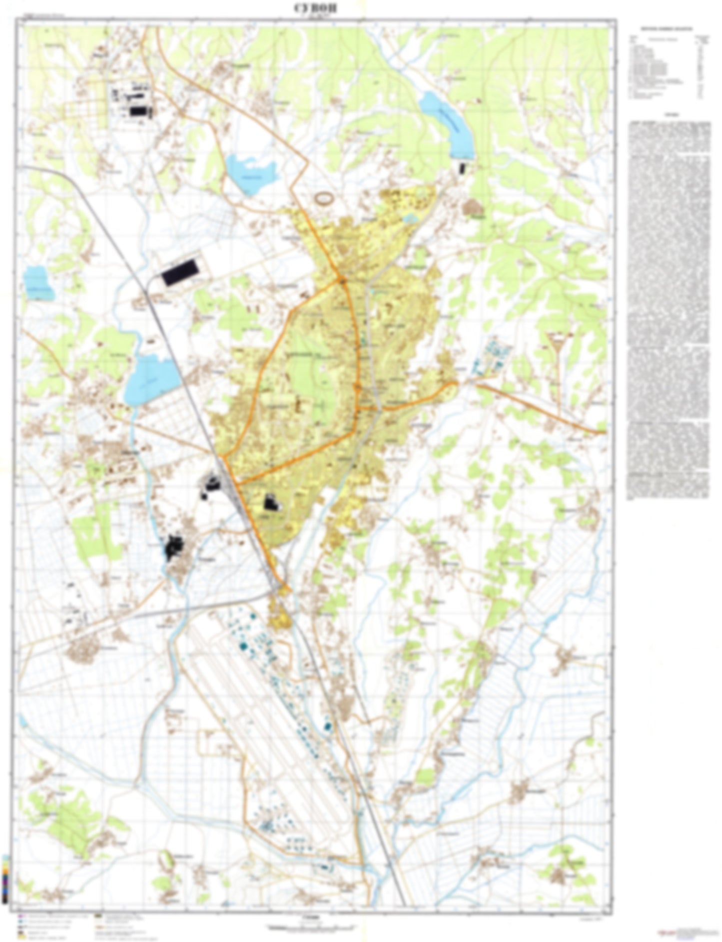 Suwon (South Korea) - Soviet Military City Plans