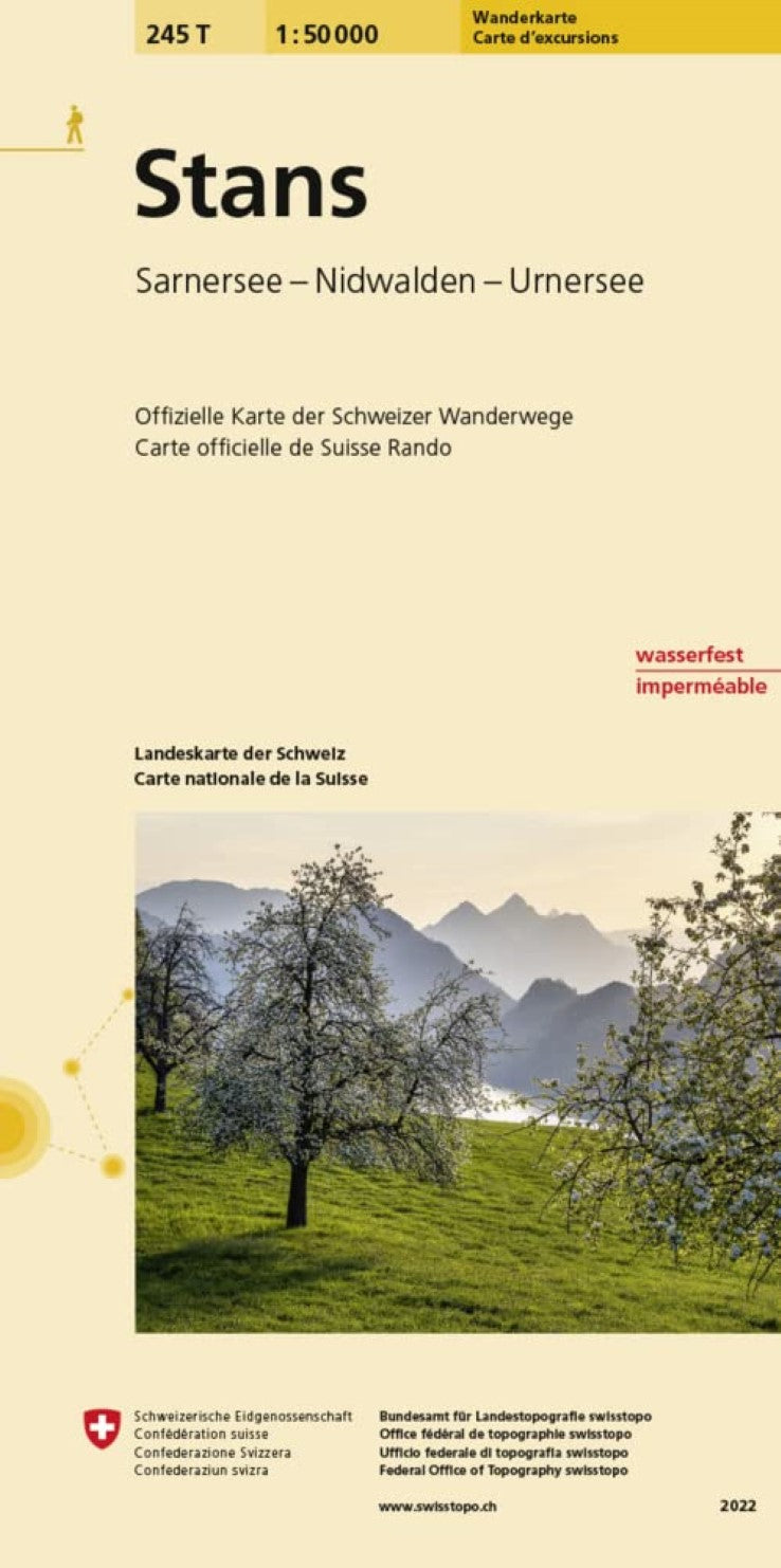 Stans : Switzerland 1:50,000 Topographic Hiking Series #245T
