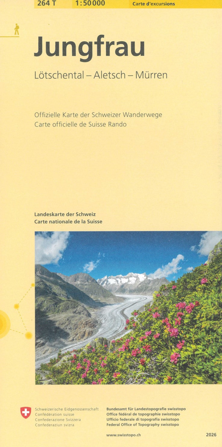 Jungfrau : Switzerland 1:50,000 Topographic Hiking Series #264T