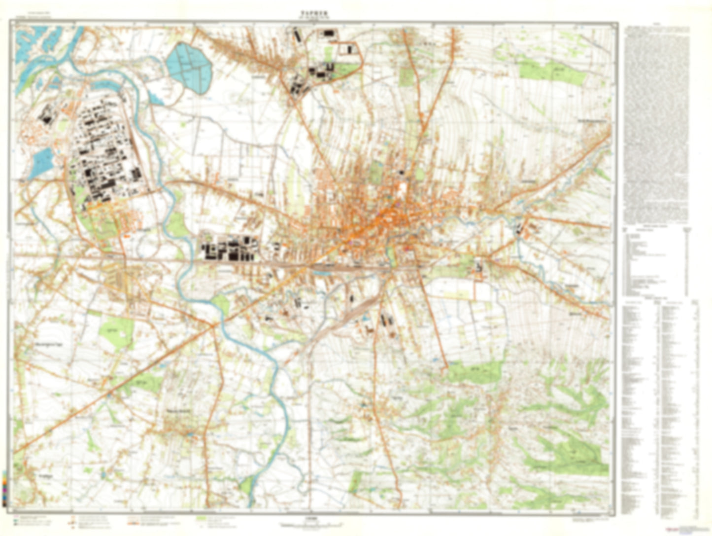 Tarnow (Poland) - Soviet Military City Plans