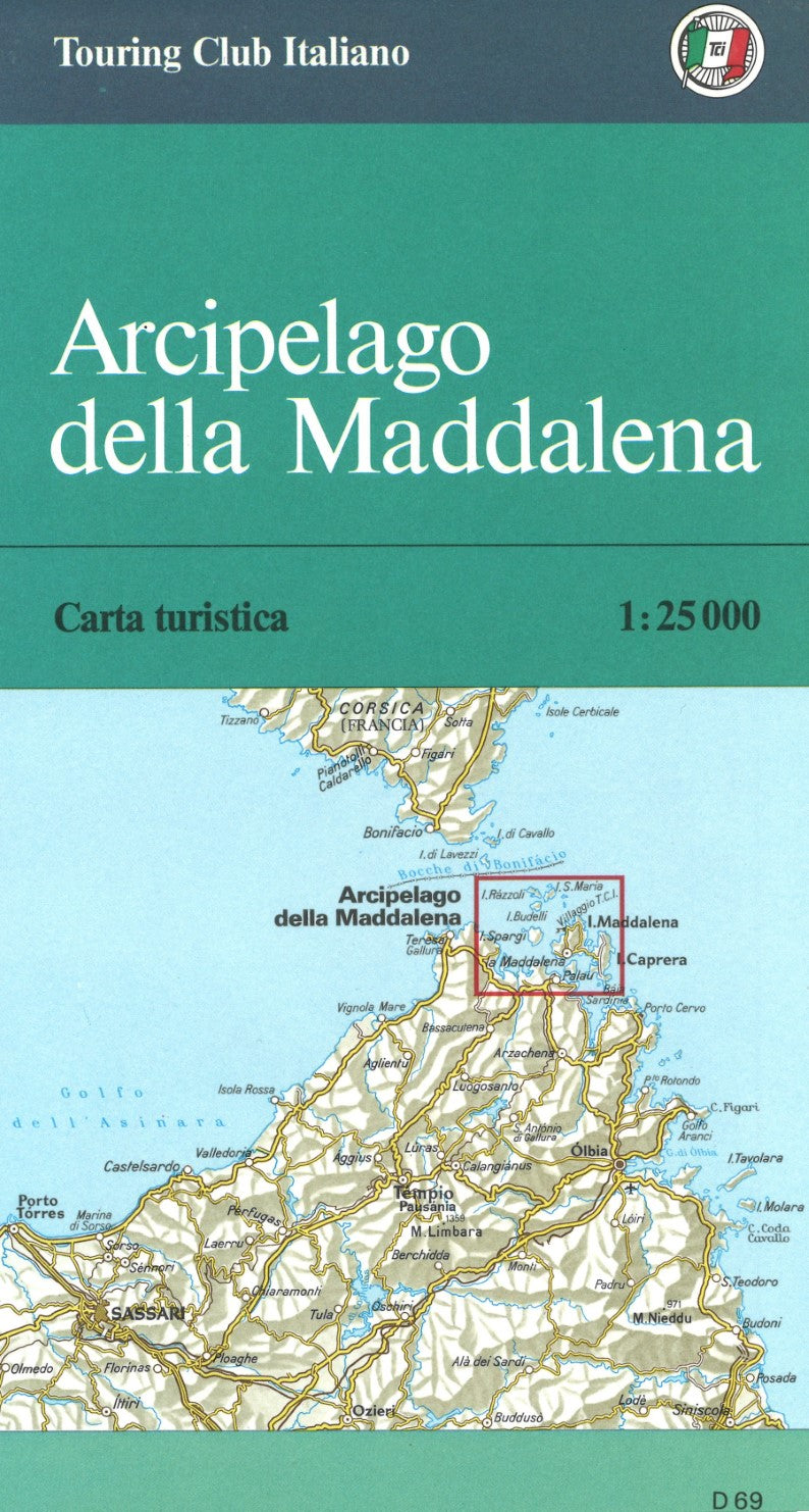Arcipelago della Maddalena : carta turistica 1:25.000