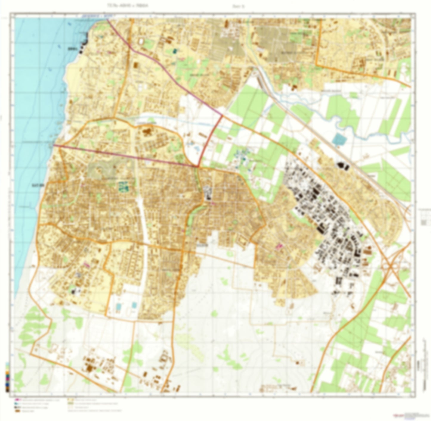 Tel Aviv 5 (Israel) - Soviet Military City Plans