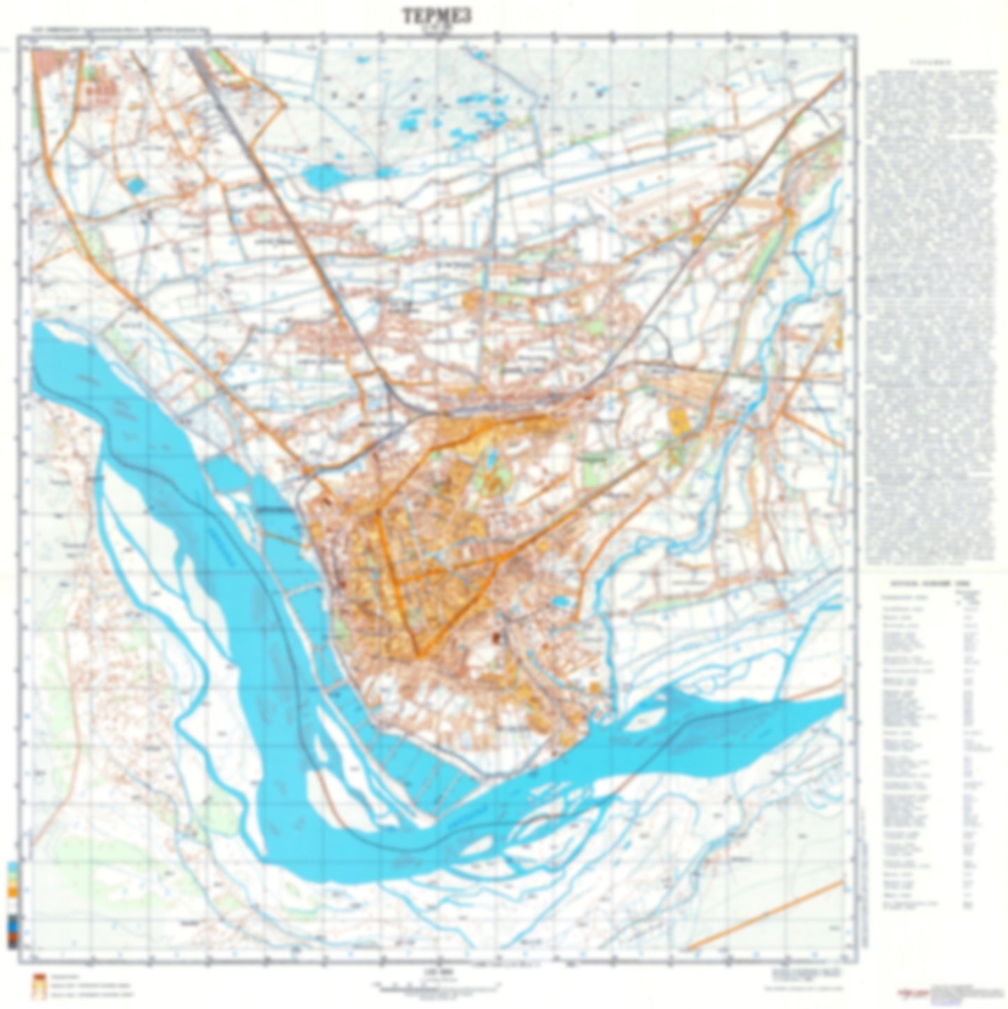 Termez (Uzbekistan) - Soviet Military City Plans