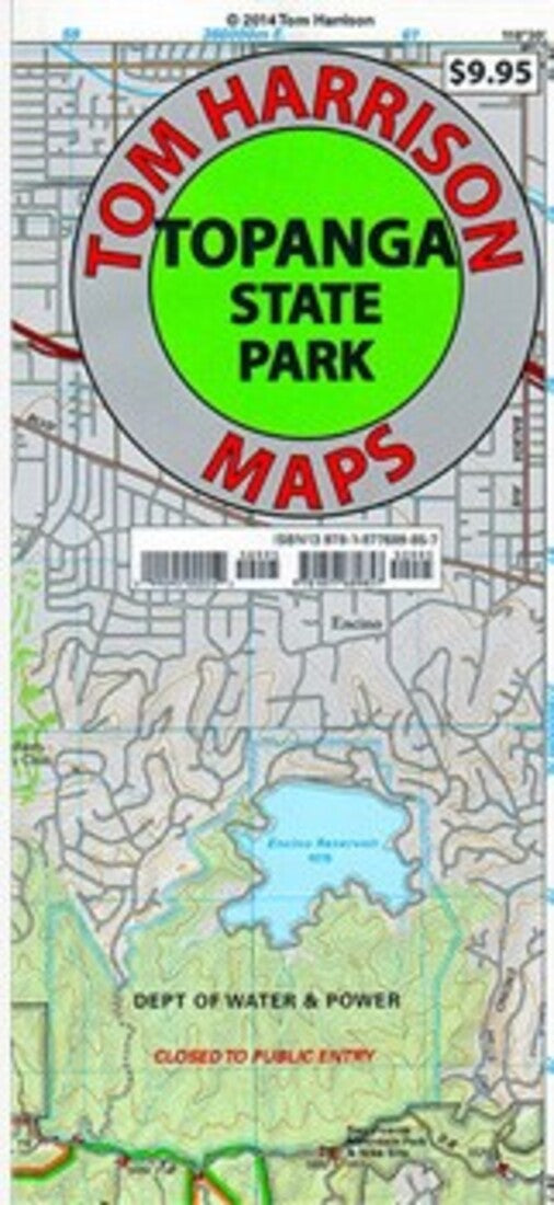 Topanga State Park Hiking Map