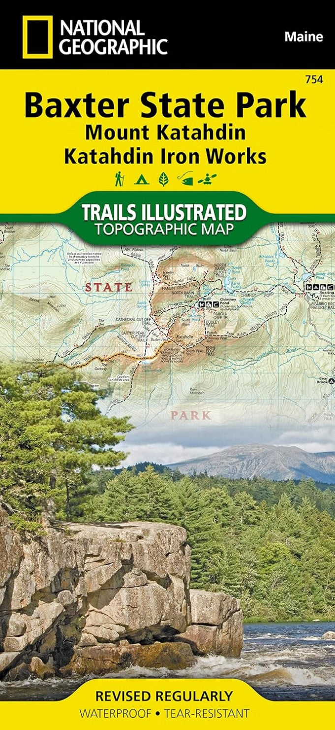 Baxter State Park : Mount Katahdin/Katahdin Iron Works : Maine, USA