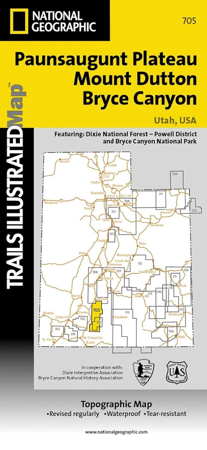 Paunsaugunt Plateau : Mount Dutton : Bryce Canyon : Utah, USA
