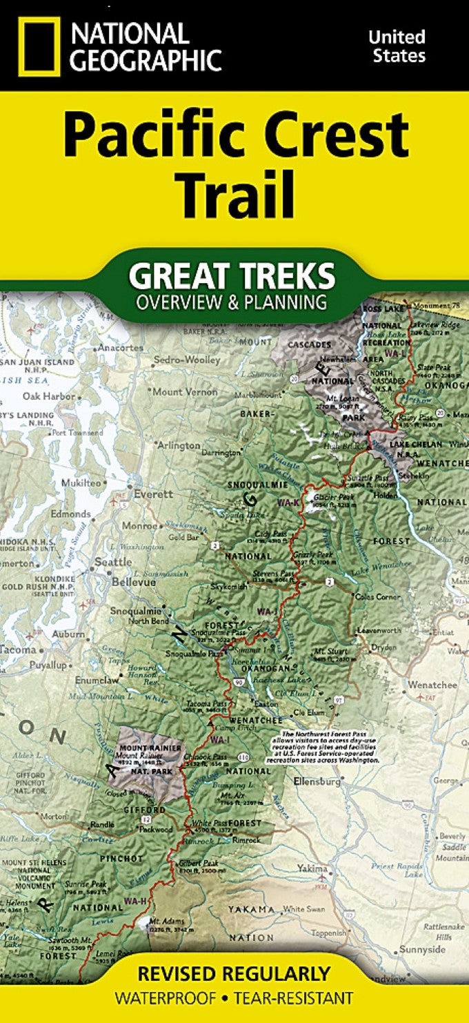 Pacific Crest Trail Overview and Planning Map