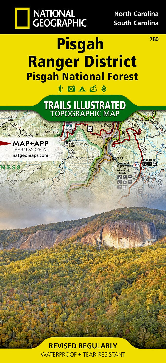 Pisgah Ranger District and Pisgah National Forest, Map 780