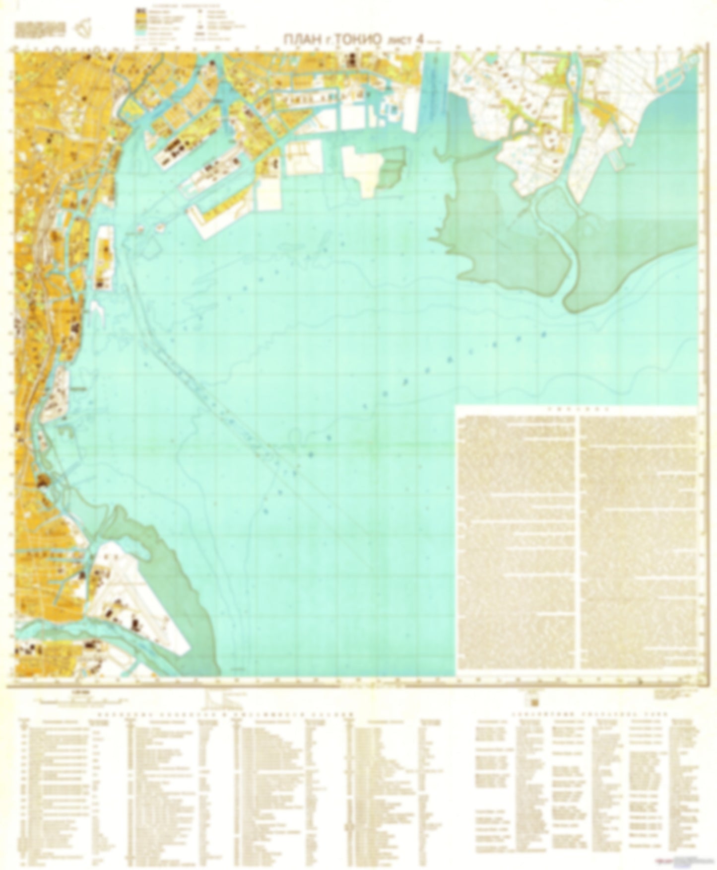 Tokyo 4 (Japan) - Soviet Military City Plans