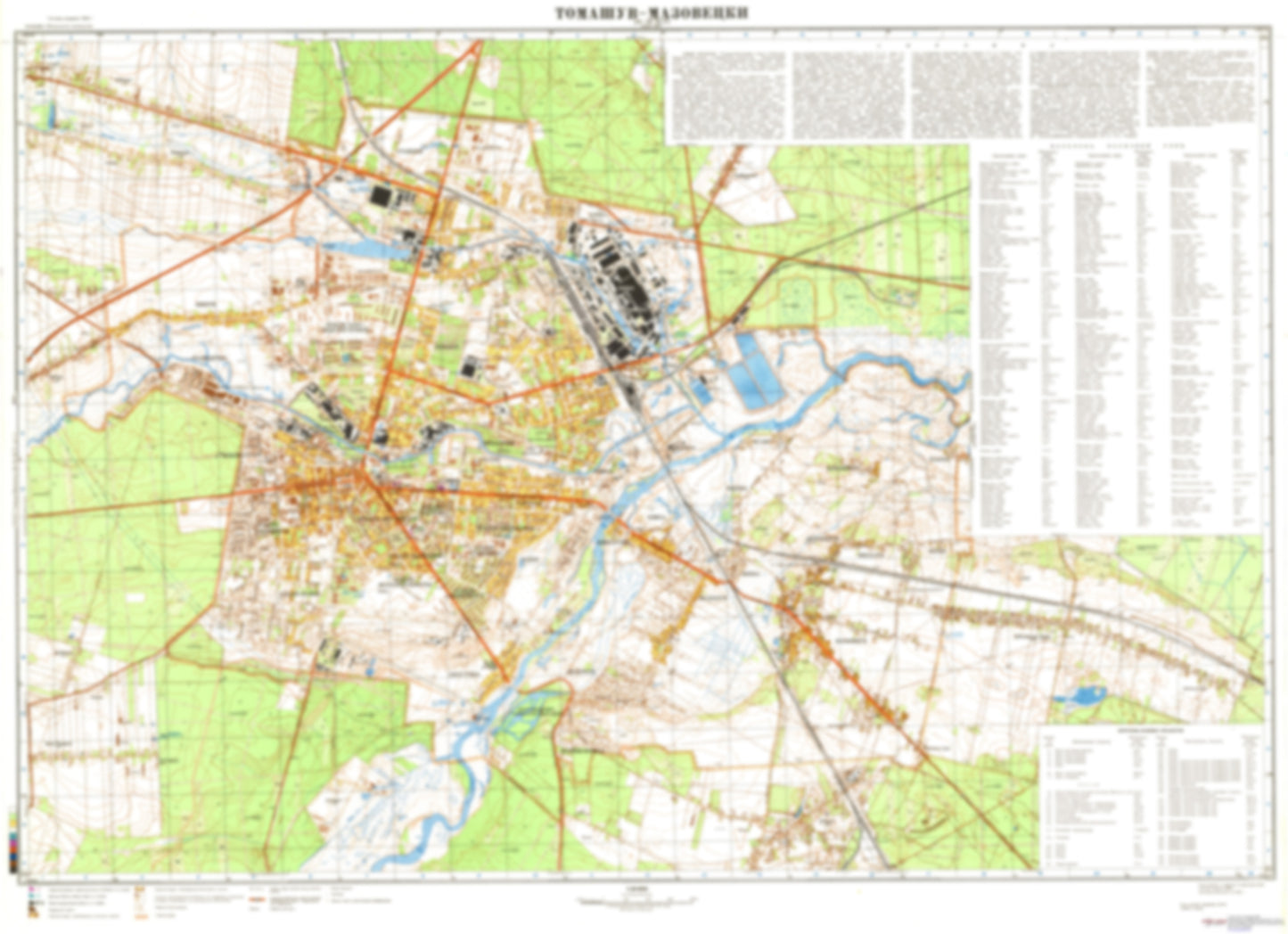 Tomaszow Mazowiecki (Poland) - Soviet Military City Plans