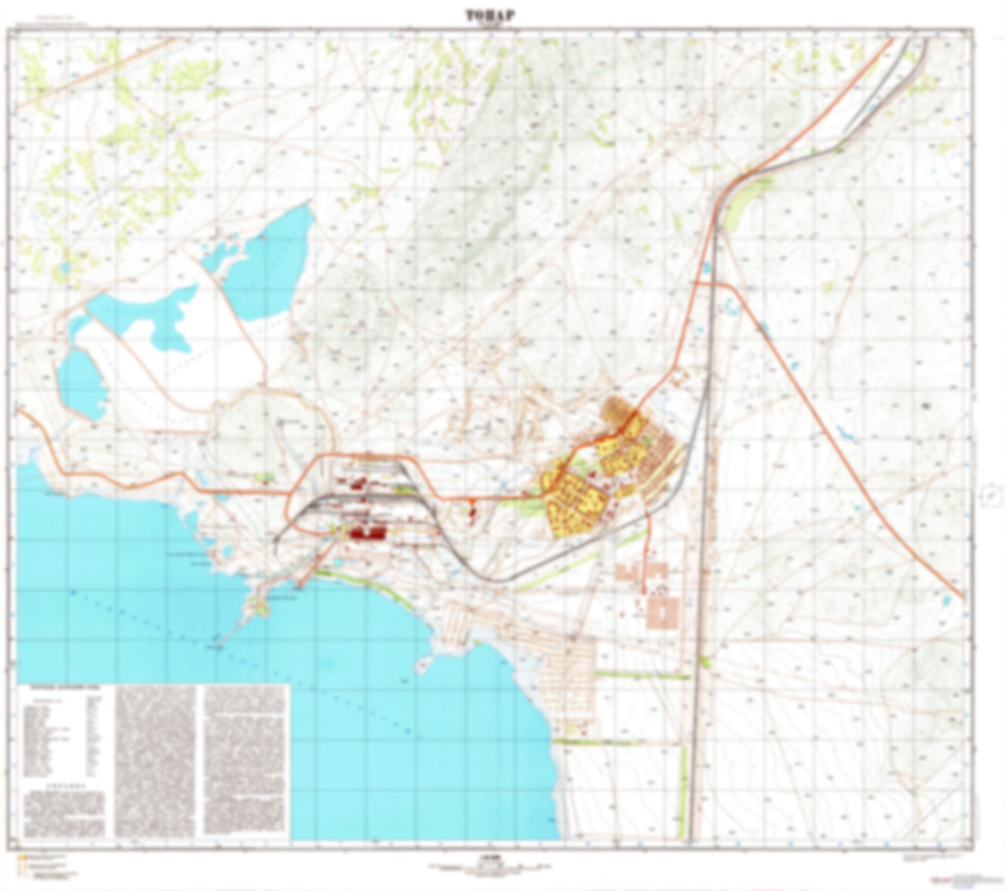 Topar (Kazakhstan) - Soviet Military City Plans