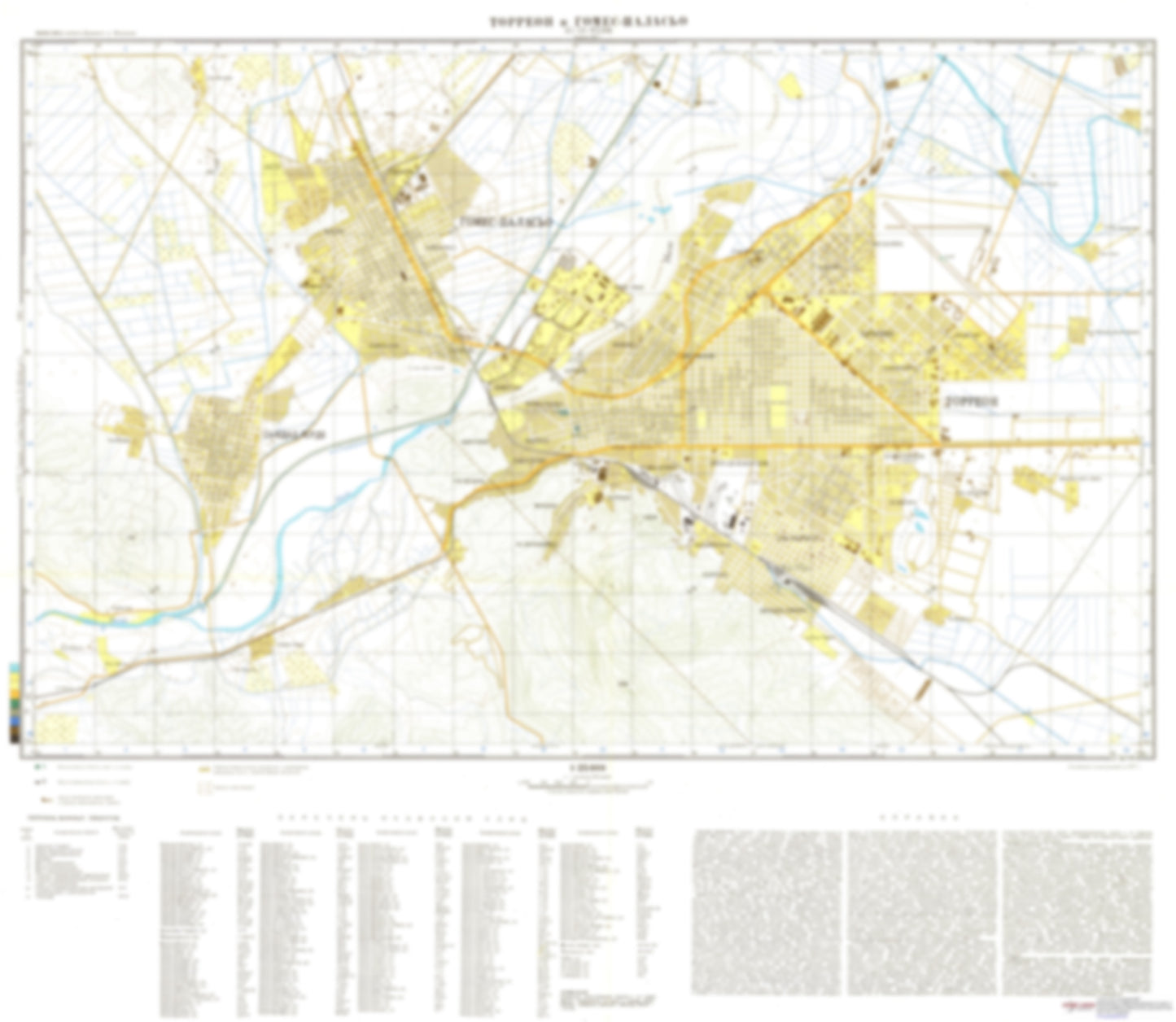 Torreon, Gomez-Palacio (Mexico) - Soviet Military City Plans