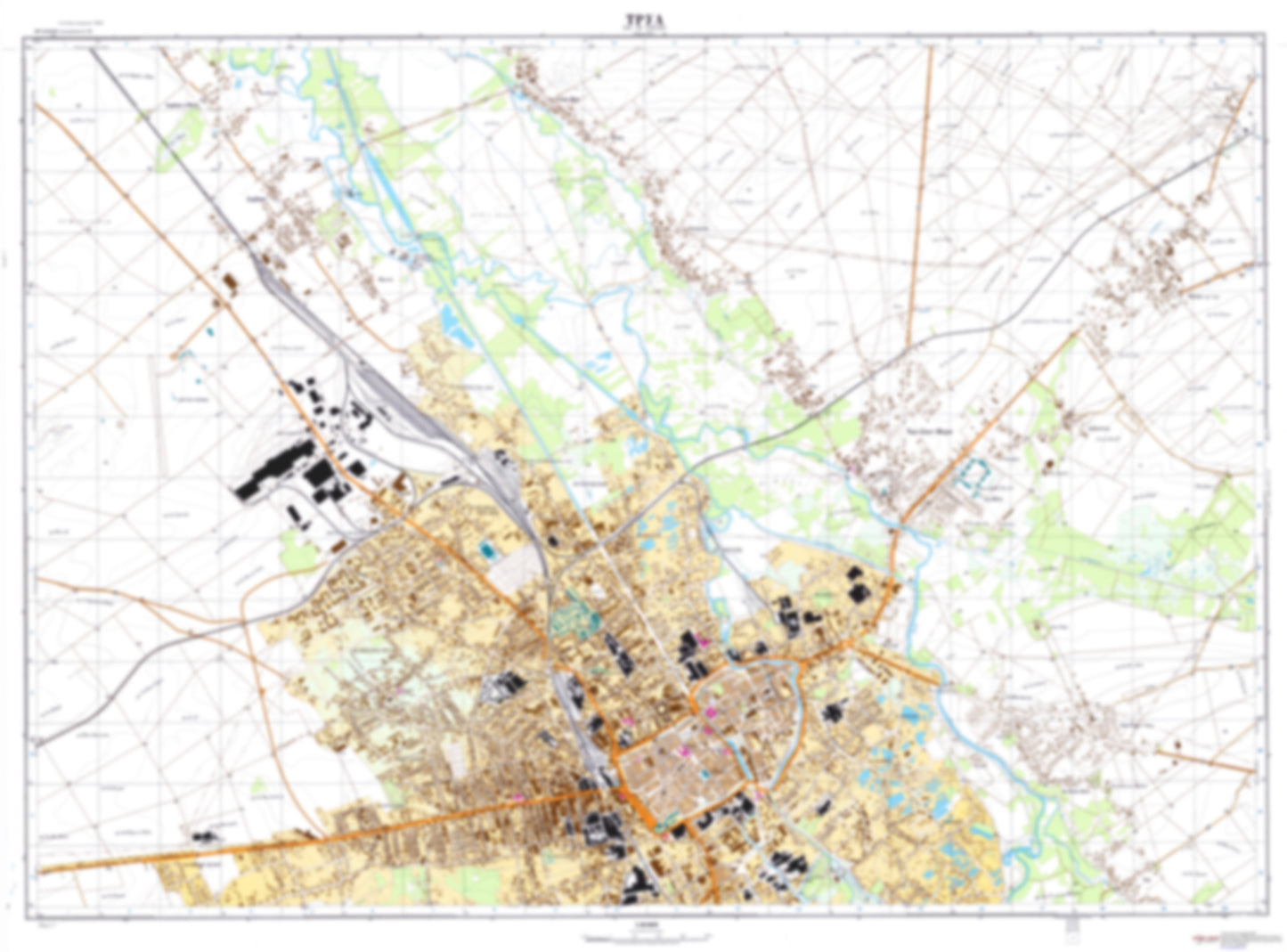 Troyes 1 (France) - Soviet Military City Plans
