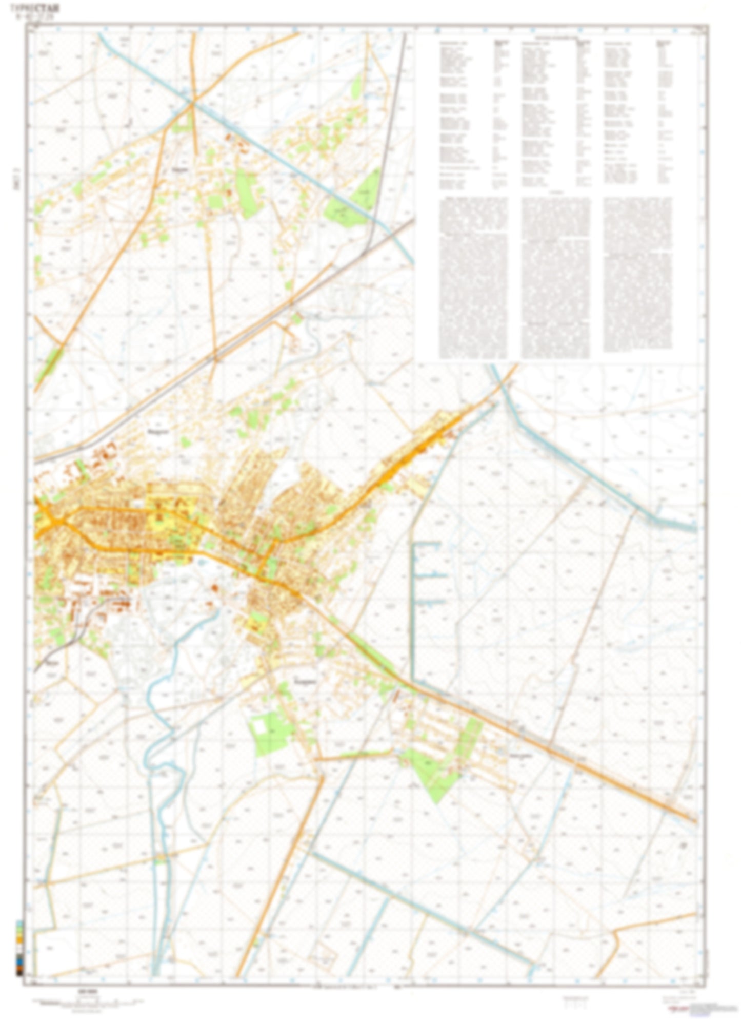 Turkestan 2 (Kazakhstan) - Soviet Military City Plans