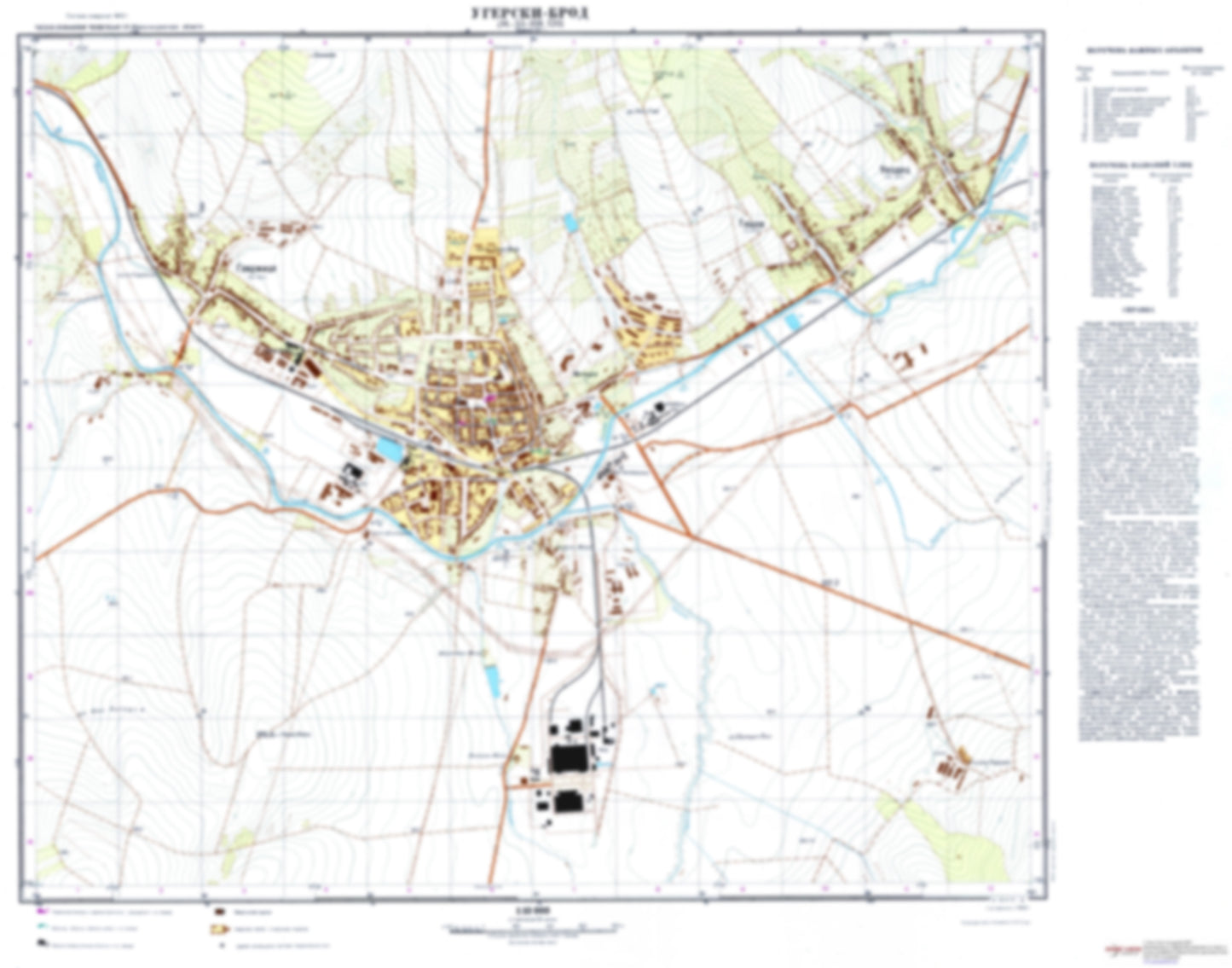 Uhersky-Brod (Czechia) - Soviet Military City Plans