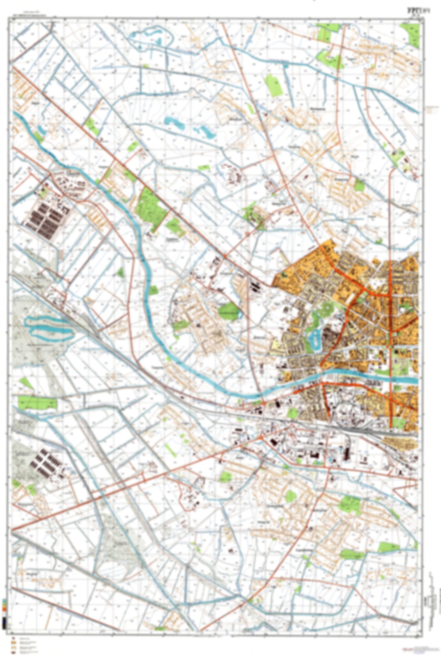 Urgench 1 (Uzbekistan) - Soviet Military City Plans