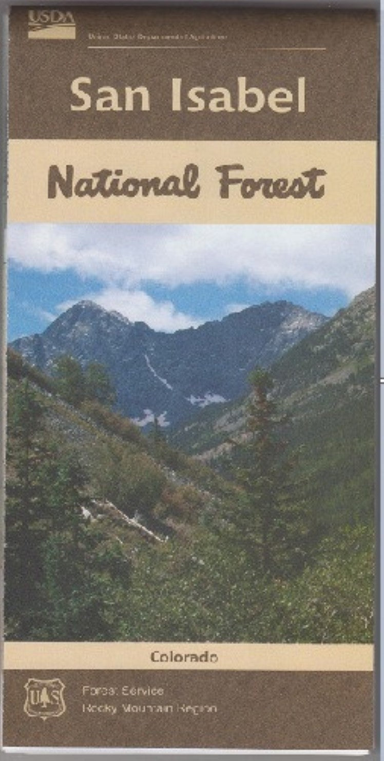 San Isabel National Forest Map