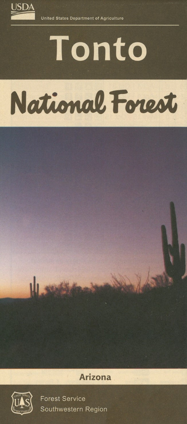Tonto National Forest Visitor Map