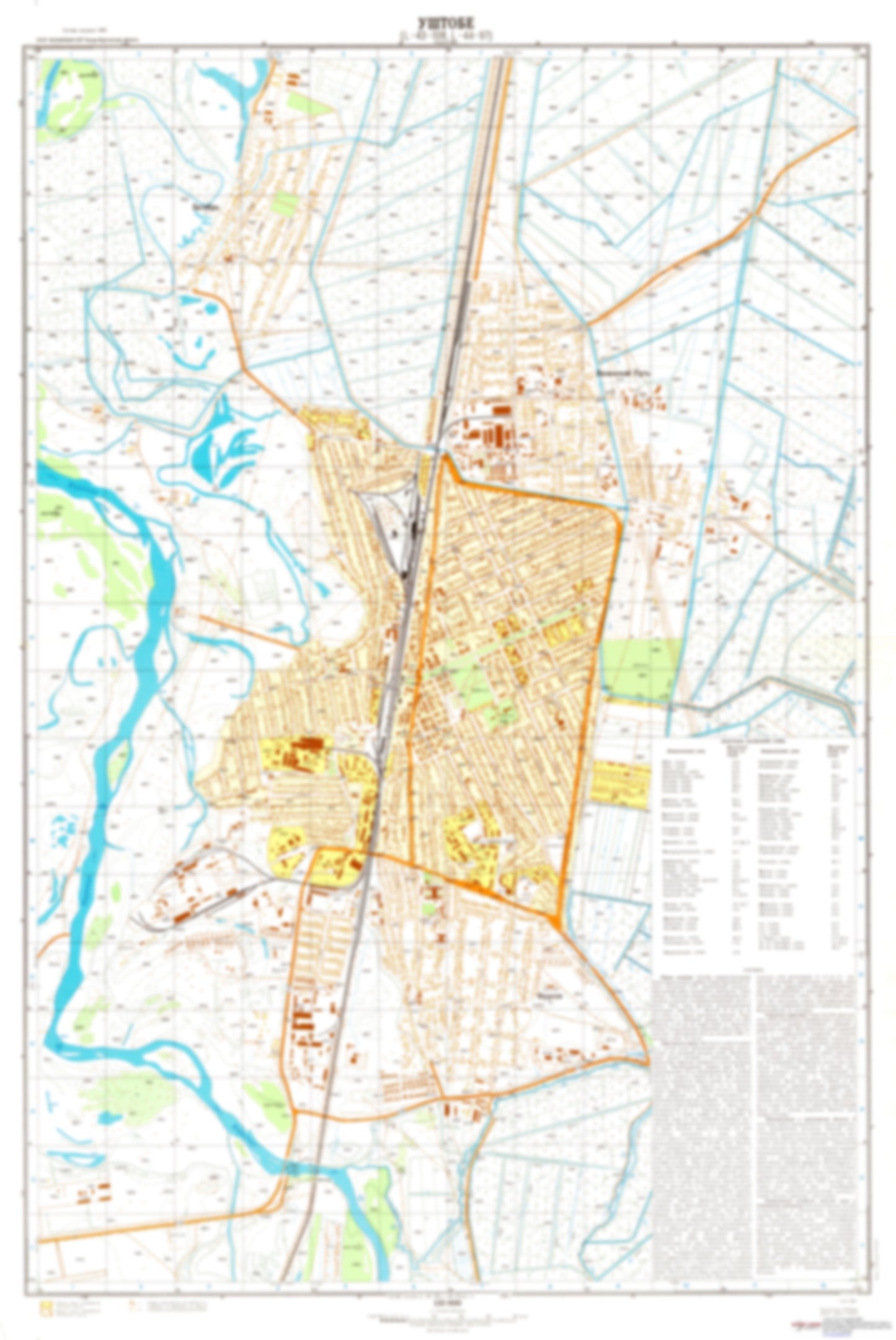 Ushtobe (Kazakhstan) - Soviet Military City Plans