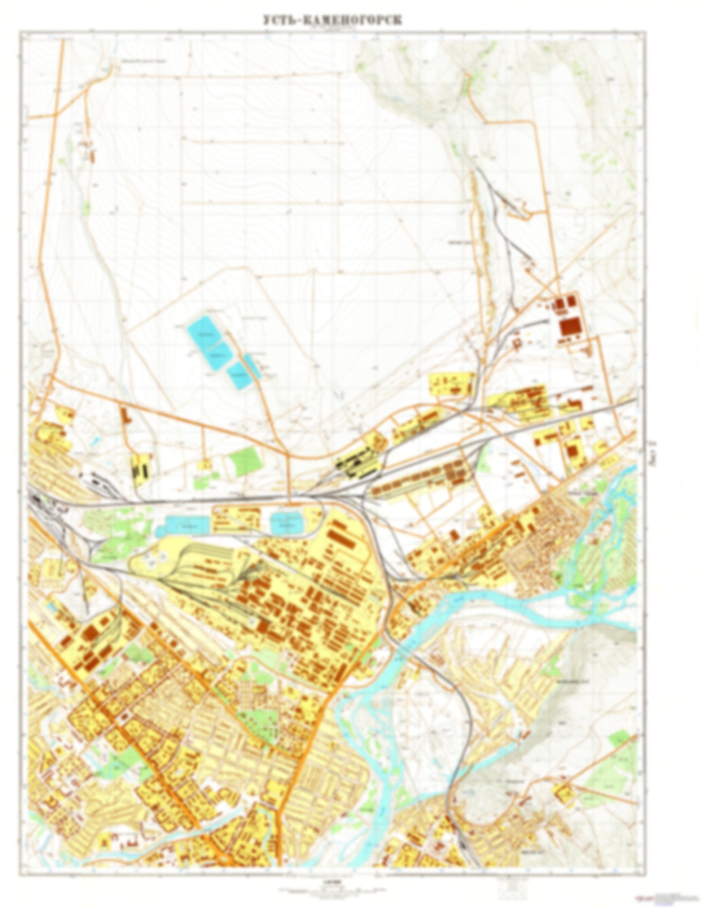 Ust-Kamenogorsk 2 (Kazakhstan) - Soviet Military City Plans