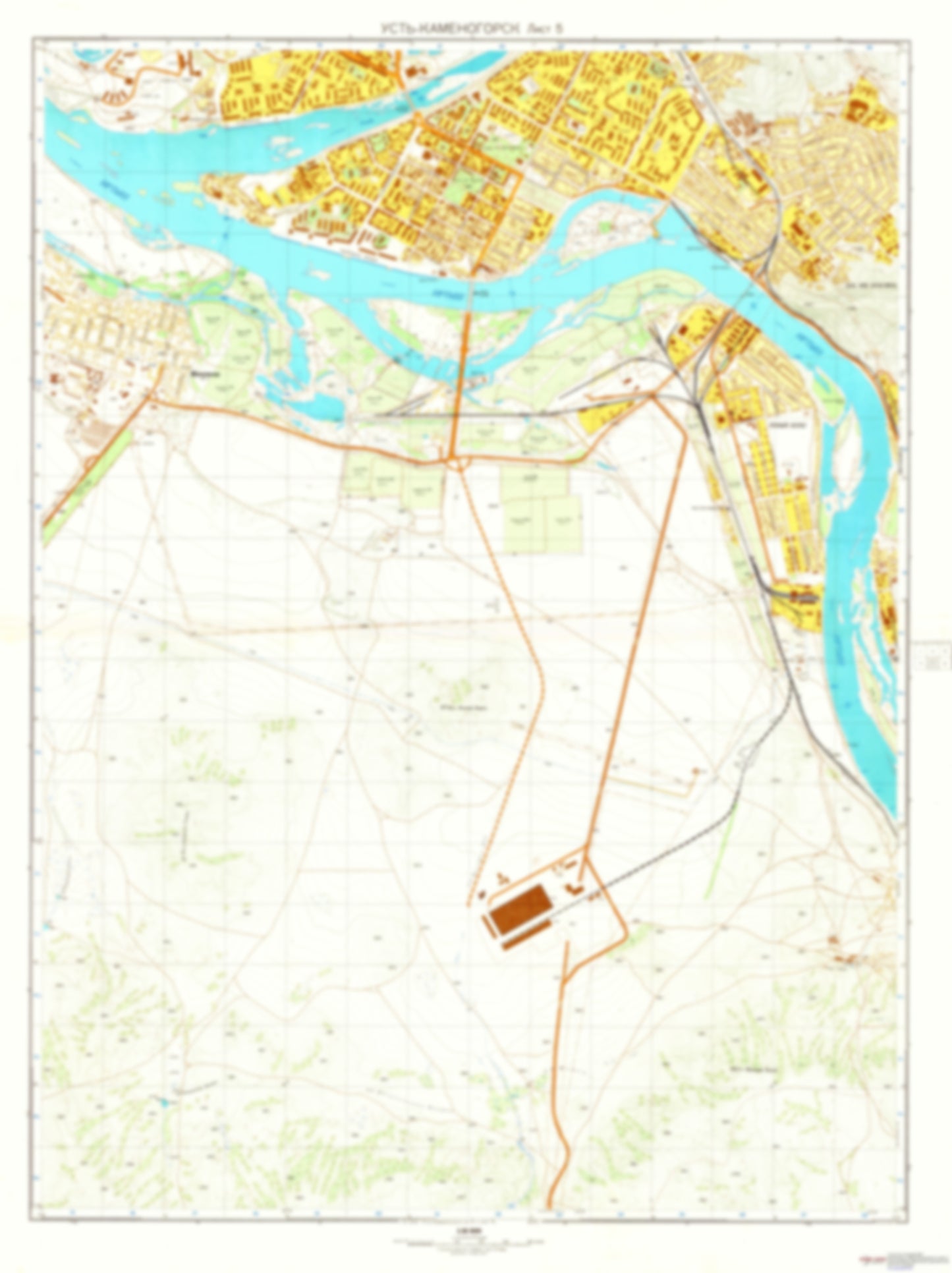 Ust-Kamenogorsk 5 (Kazakhstan) - Soviet Military City Plans