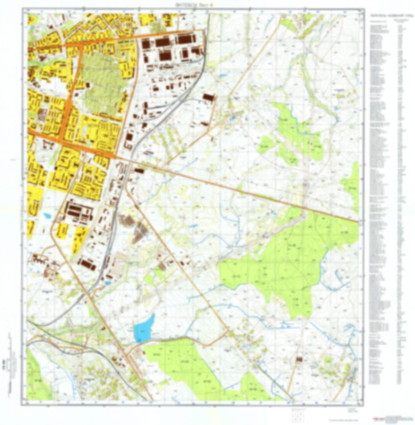 Vitebsk 4 (Belarus) - Soviet Military City Plans