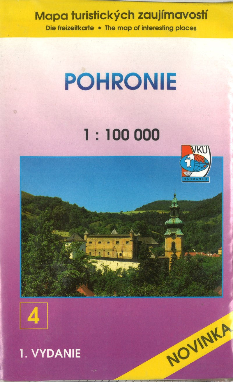 Pohronia Slovakia Tourist Map Sheet 4