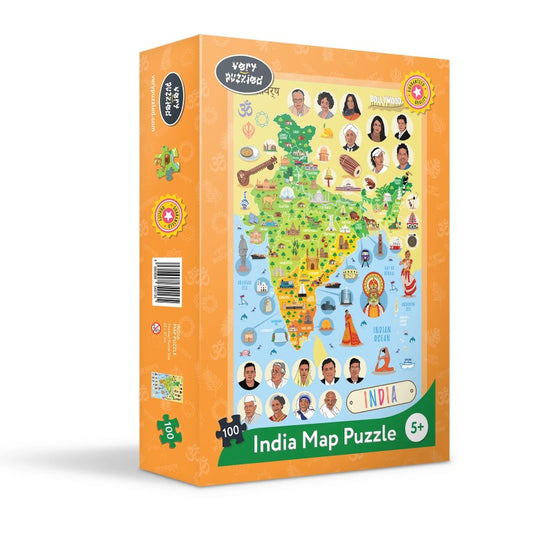 India Map Jigsaw Puzzle - 5+