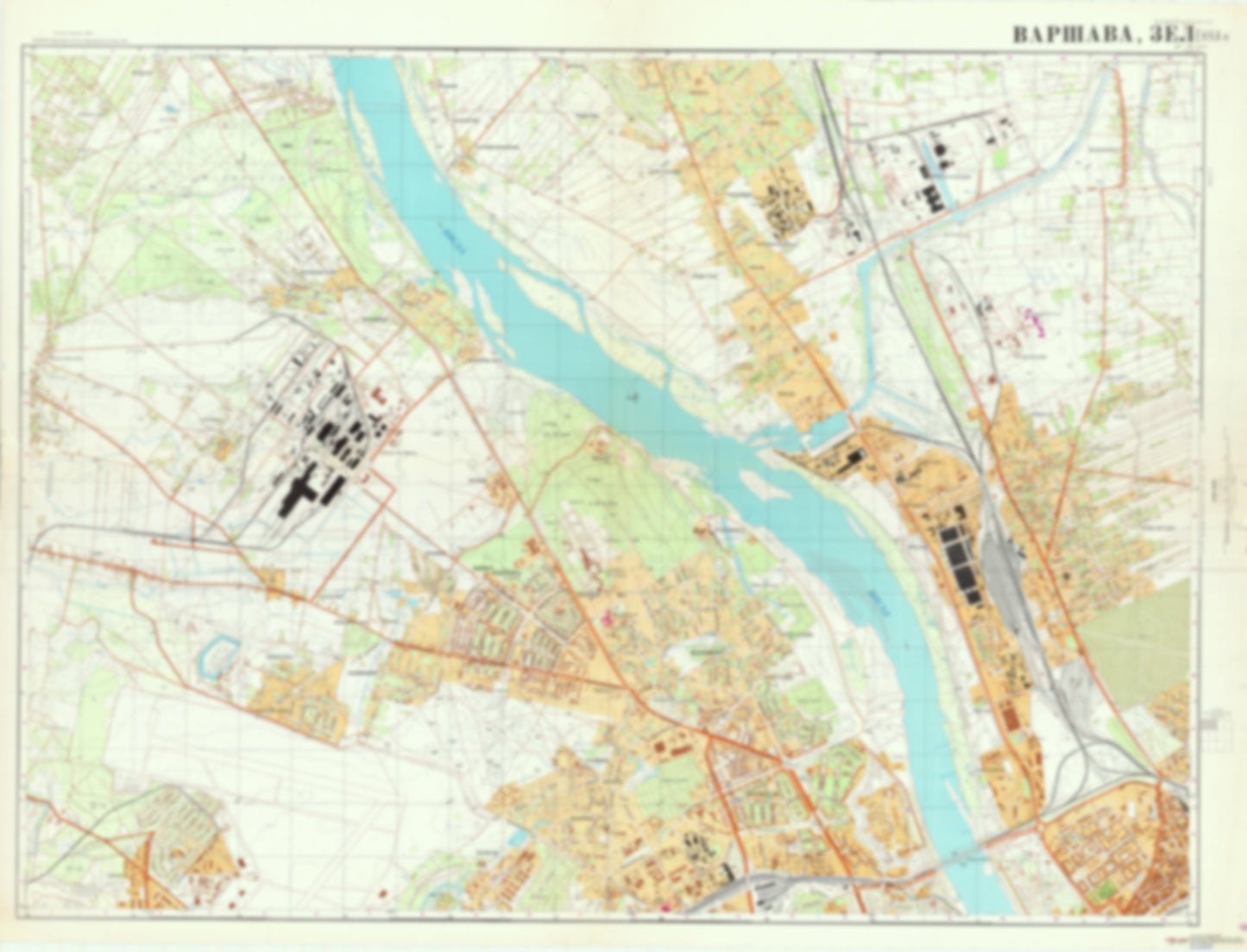 Warsaw, Zielonka and Ursus 1 (Poland) - Soviet Military City Plans
