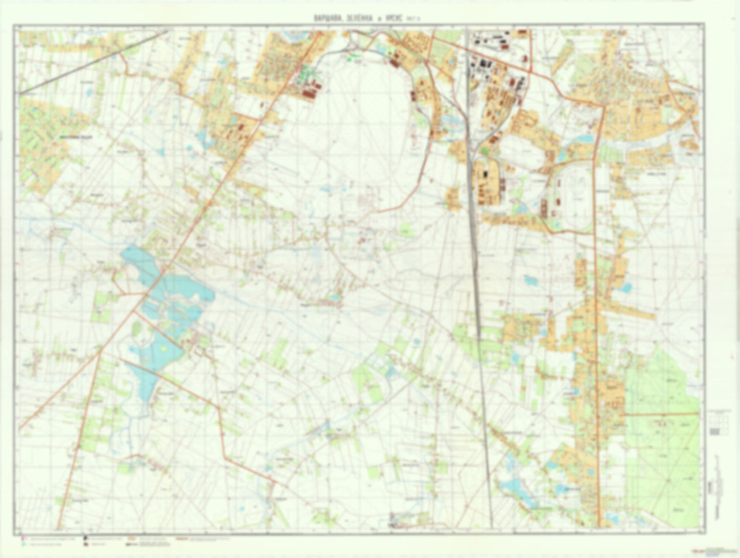 Warsaw, Zielonka and Ursus 5 (Poland) - Soviet Military City Plans