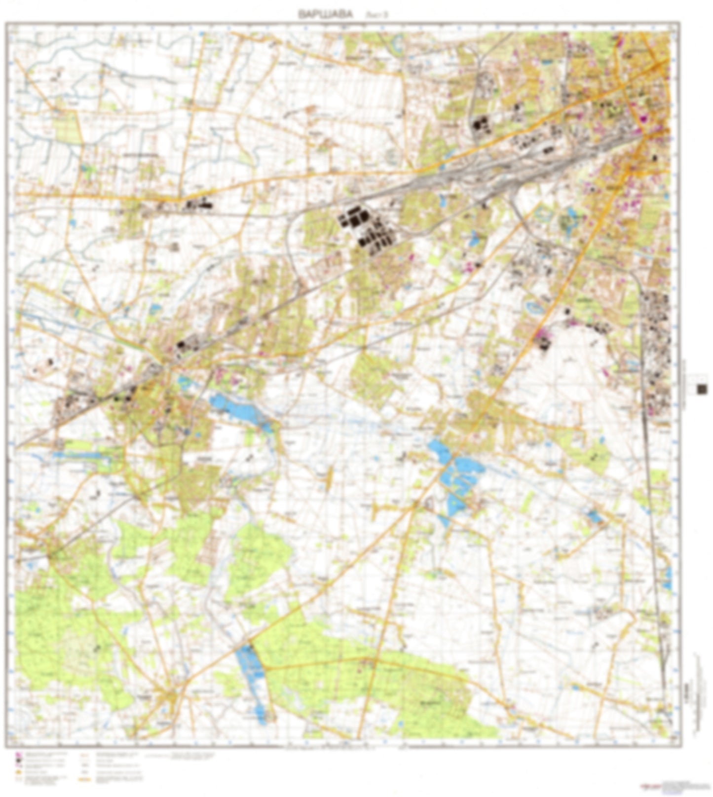 Warszawa 3 (Poland) - Soviet Military City Plans