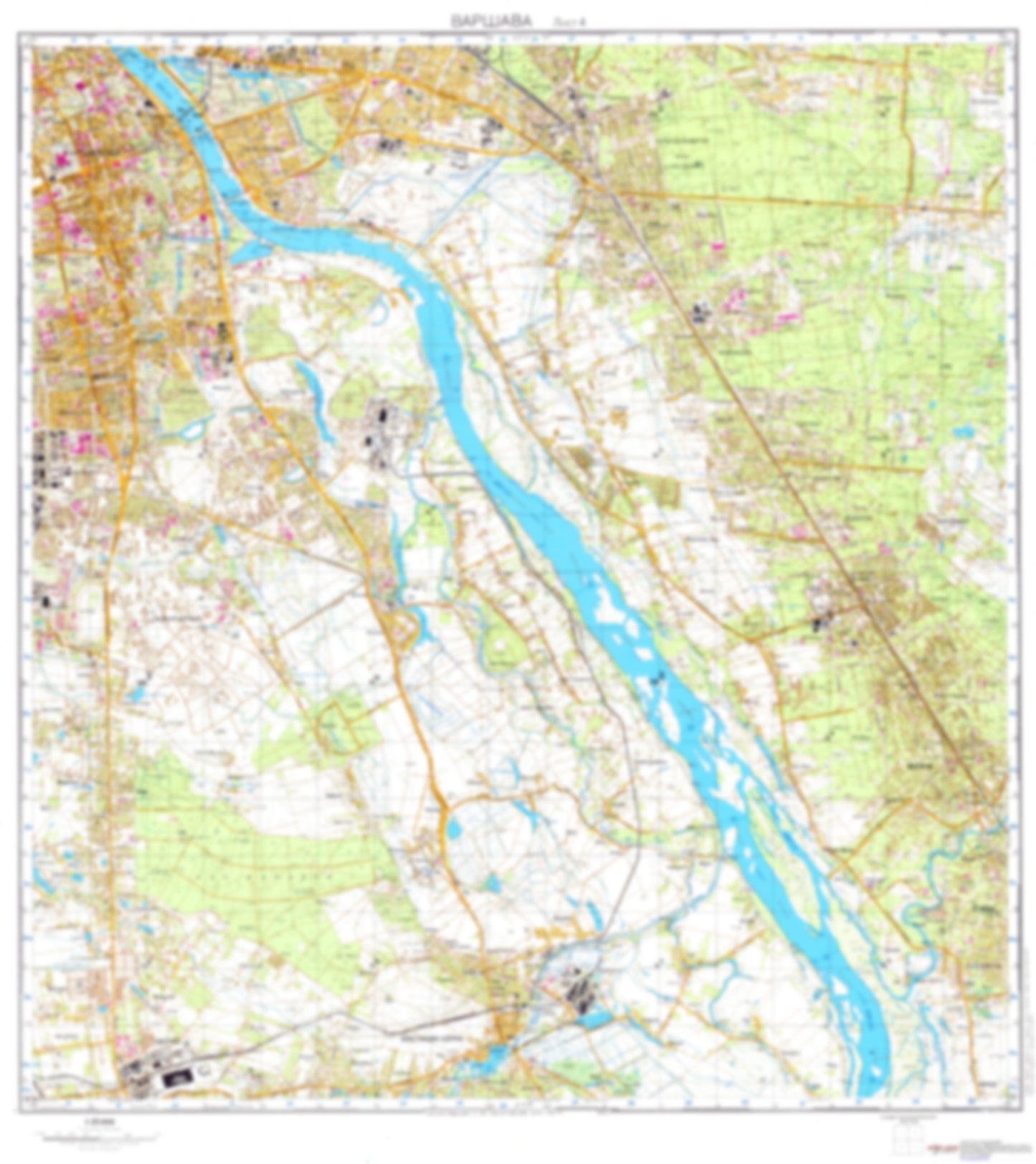 Warszawa 4 (Poland) - Soviet Military City Plans