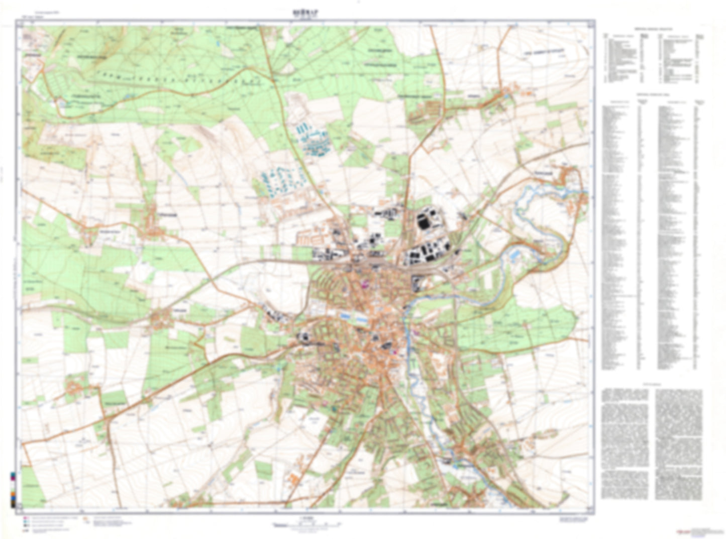 Weimar (Germany) - Soviet Military City Plans