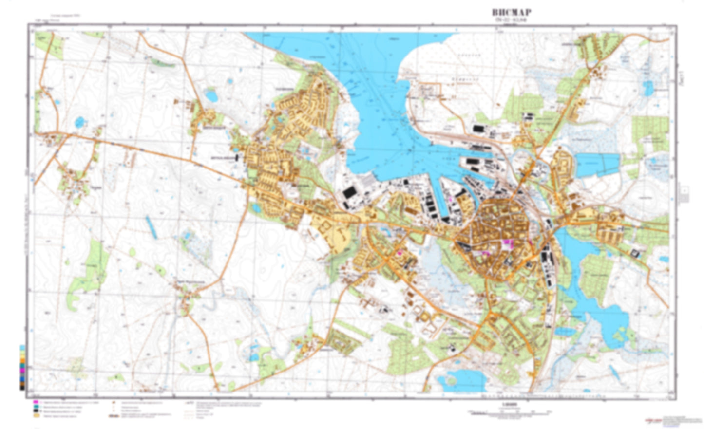 Wismar 1 (Germany) - Soviet Military City Plans