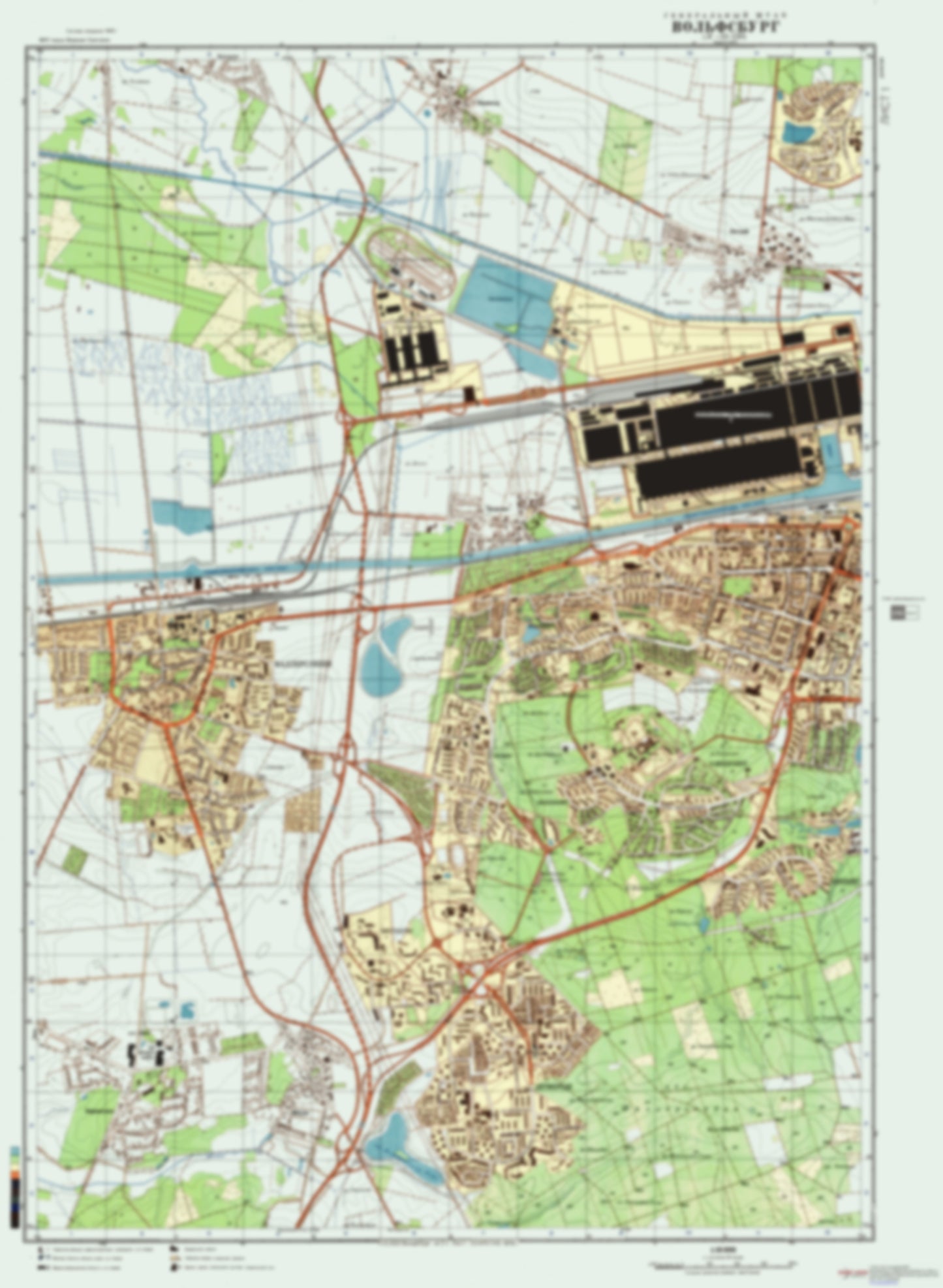 Wolfburg 1 (Germany) - Soviet Military City Plans