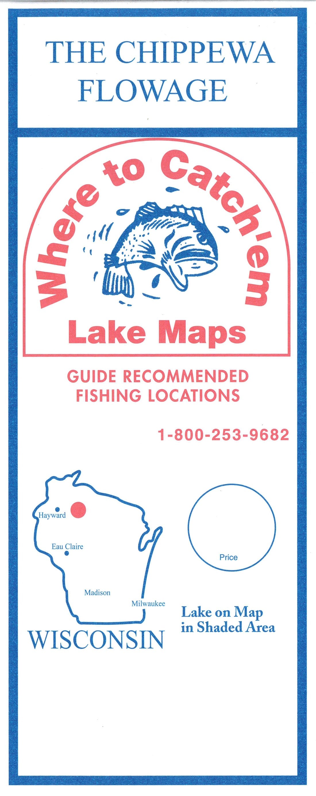 CHIPPEWA FLOWAGE Fishing Map