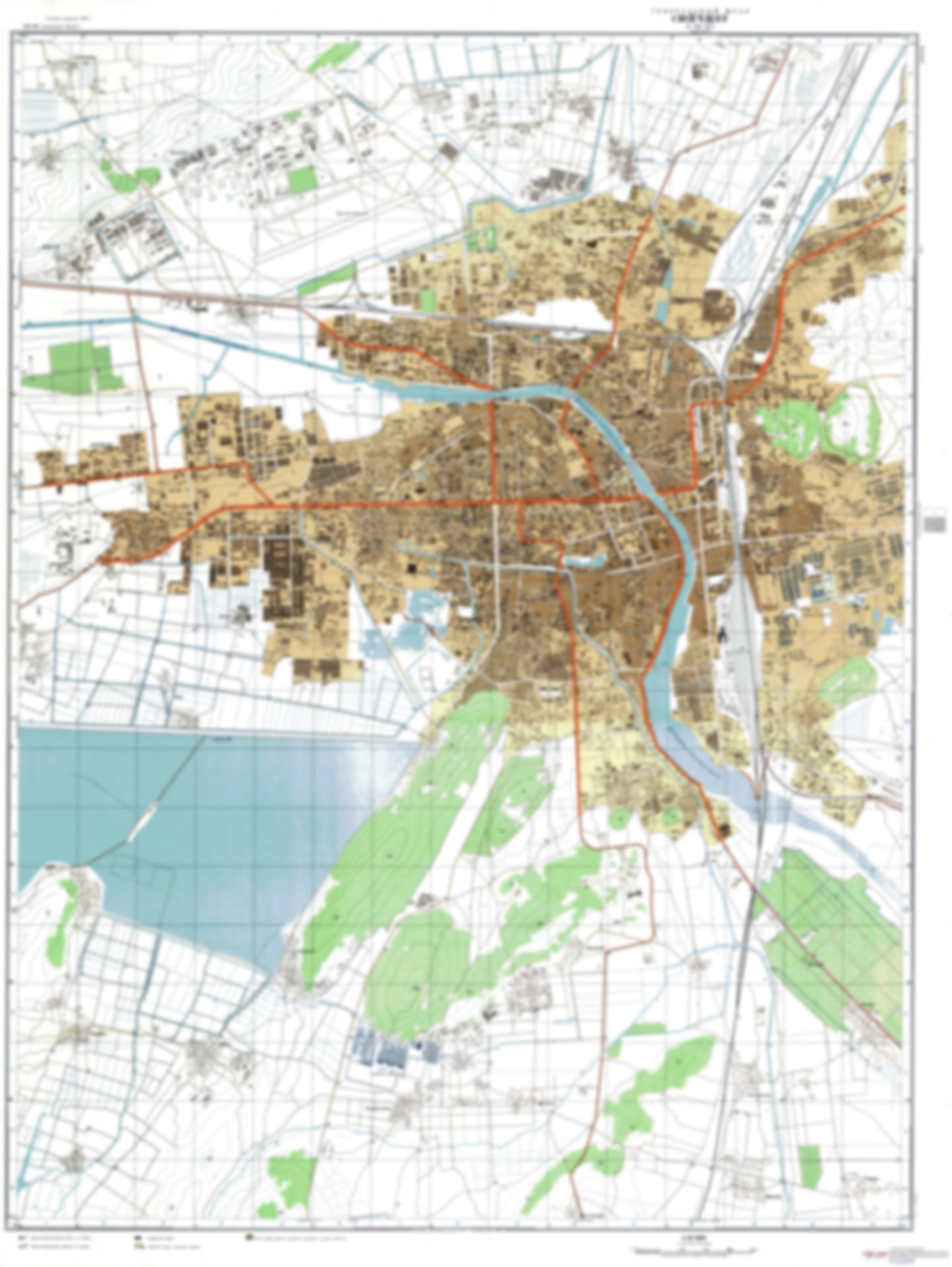 Xuzhou / Suchow 1 (China) - Soviet Military City Plans
